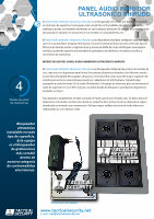 Panel Audio Inhibidor Ultrasónico Shirudo