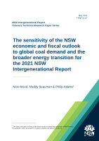 Page 1: 2021 IGR TTRP - The sensitivity of the NSW economic and